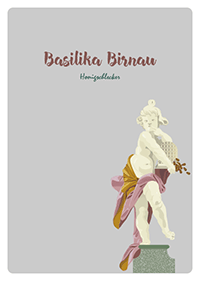 Postkarte mit illustration des Honigschleckers der Birnau